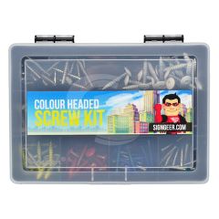Colour Headed Screw Starter Pack - 101 Pieces