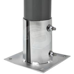 Surface Mounted Bolt Down Post Anchor for Round 76mm Posts