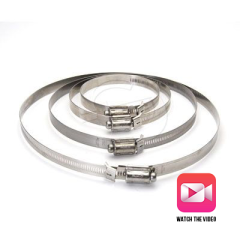 Tamtorque Stainless Steel Clips - Worm Drive Hose Clips