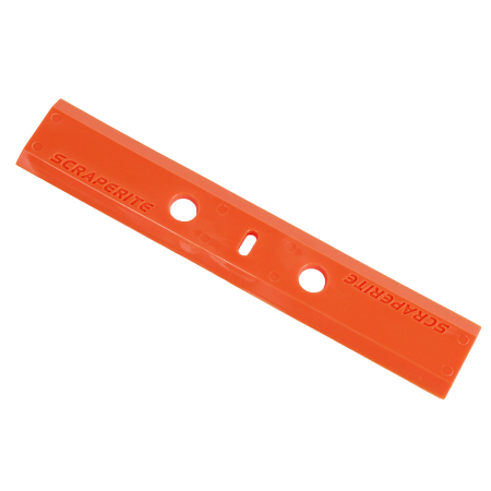 Scraperite WIDE 10cm (4") Orange Replacement Plastic Scraper Blades - Pack of 25