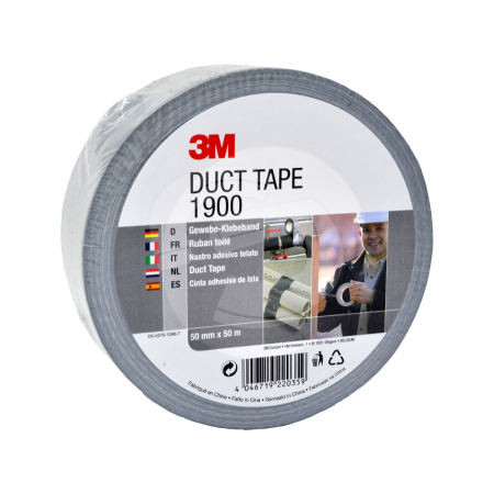 3M™ Value Silver Duct Tape 1900 - 50mm x 50m
