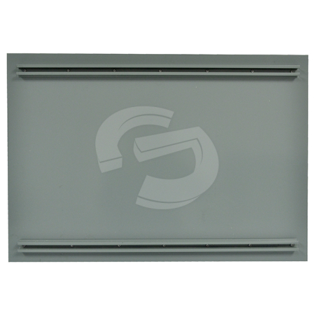 650mm x 450mm (LANDSCAPE) - 2.5mm Aluminium Panel with Channel (Grey/Mill)