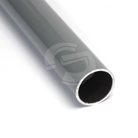 Aluminium Round Post - 76mm x 3m - Grey