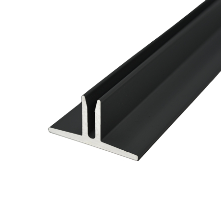 Aluminium T Channel 2.5m - Black