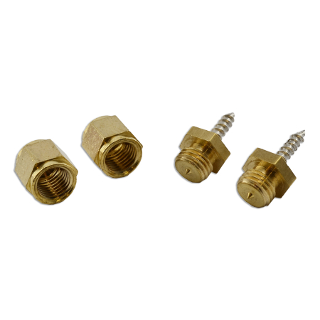 Brass Locators with 16mm Wood Screw 