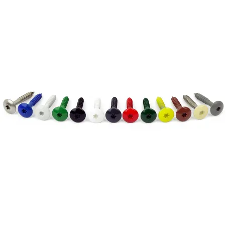 Colour Headed Low Profile Wood Screws