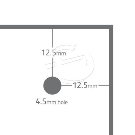 Corner Pro 4 Hole Punch Die - 4.5mm