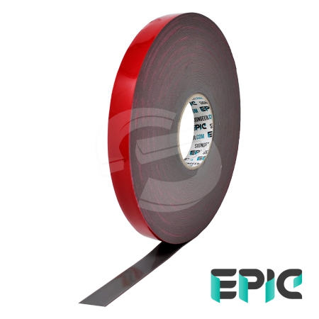 EPIC TRACK | Sign Channel Foam Tape Grey- 19mm x 33m