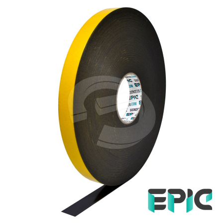EPIC LIMITLESS General Purpose Signmakers Tape| D/S Foam Tape - Black 