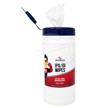Isopropyl IPA / D.I Water (70/30) Wipes
