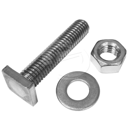 Bolts, Nuts & Washers - Square Head M8