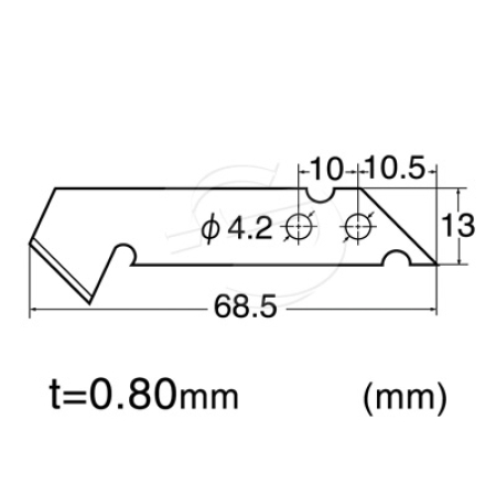 NT Cutter - Plastic Scorer Replacement Blades (BP-400P)