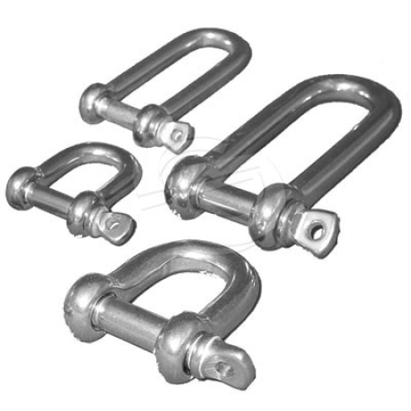 D Shackles - Stainless Steel