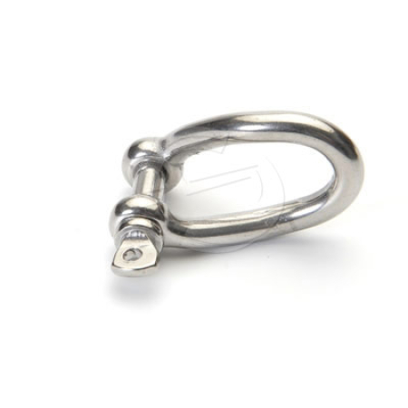 Twisted D Shackles 6mm - Stainless Steel
