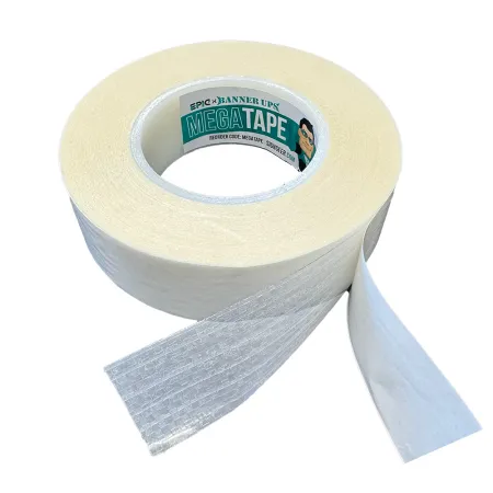MegaTape Banner Reinforcing Tape - D/S Clear