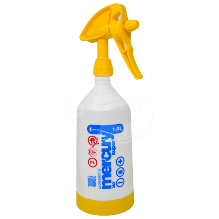 MERCURY PRO+ 1L Double Action Spray Pump - Yellow