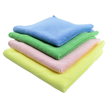 Microfibre Cloth - Heavy Duty 300gsm (Multi-Colour) - Pack of 4 