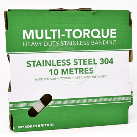 Multi-Tamtorque Stainless Banding - 10m Roll