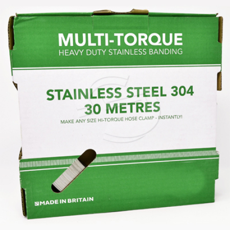 Multi-Tamtorque Stainless Banding - 30m Roll