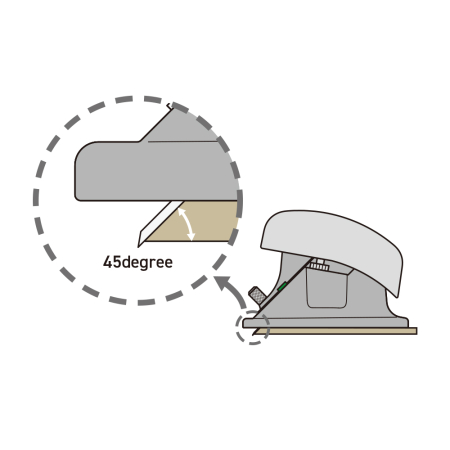 NT Cutter - 45 Degree Beveled Edge Cutter (CUT-45)