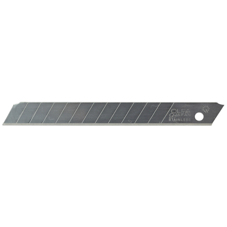OLFA AB-10S - 9mm Stainless Steel Blades (Pack of 10)