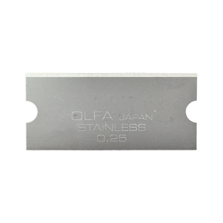 OLFA GSR-2S/6B Replacement Stainless Steel Blades for GSR-2 Scraper (Pack of 6)