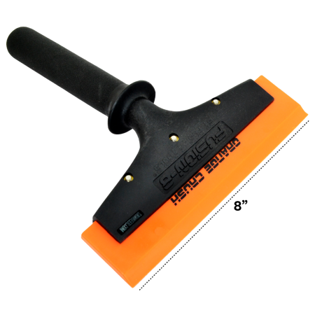 Fusion Orange Crush Squeegee and Handle - 8"