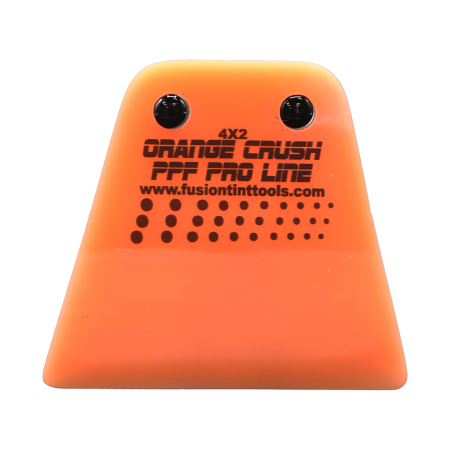 Fusion Orange Crush PPF Pro Line Squeegee - 4" x 2" Wide