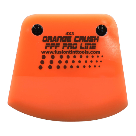 Fusion Orange Crush PPF Pro Line Squeegee - 4" x 3" Wide
