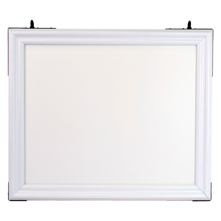 Readymade Double-Sided White Stockframe Sign - 647mm (W) x 545mm (H)