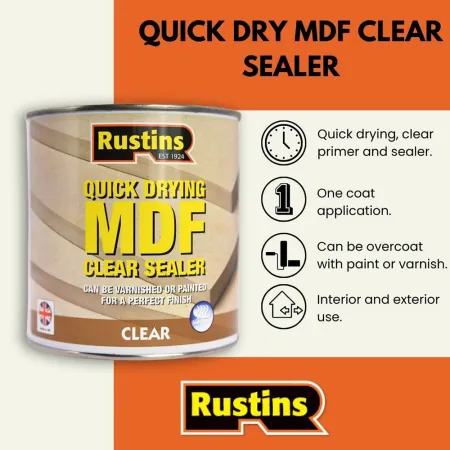Quick Dry MDF Sealer - Clear