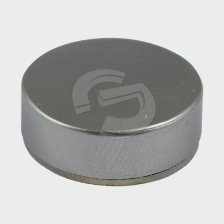 Satin Chrome Brass Threaded Screw Cap (Pack 4) (TSC14SCP)