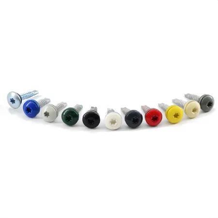 Self Drilling Colour Headed Screws - 25mm