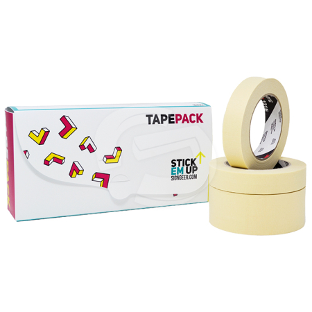 Tape Storage Box 130mm x 260mm x 50mm - Holds Mini Rolls & Masking Tape (2 x 50mm or 4 x 25mm) 