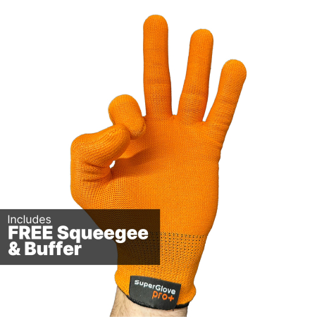 SuperGlove PRO+ Application Glove - Intense Orange (One Size)