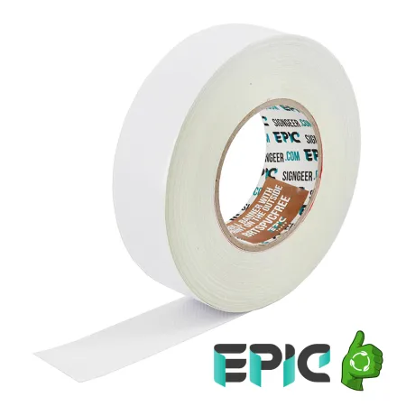 EPIC FORTIFY | PVC FREE Banner S/S Reinforcing Tape White - 40mm x 25m