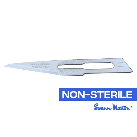 #11 Swann Morton Non-Sterile Carbon Steel Blades (Box of 100)