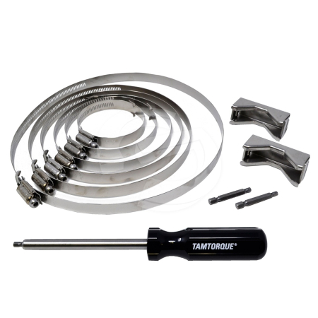 Tamtorque Stainless Steel Clip, Clamp & Driver Starter Kit 
