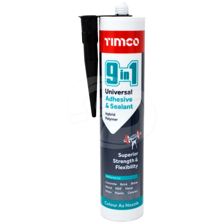 TIMCO Multi-Fix Universal Adhesive & Sealant 290ml - Black (247146)