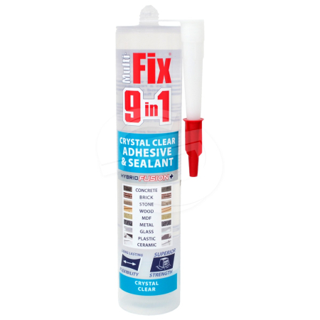 TIMCO Multi-Fix Universal Adhesive & Sealant 290ml - Crystal Clear (247336)