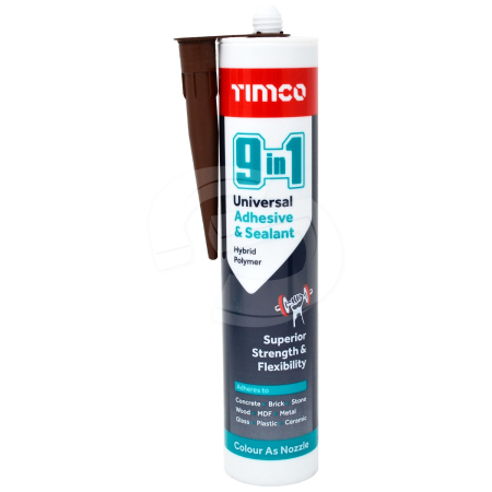 TIMCO Multi-Fix Universal Adhesive & Sealant 290ml - Brown (247697)