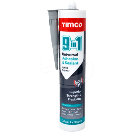 TIMCO Multi-Fix Universal Adhesive & Sealant 290ml - Grey (247357)