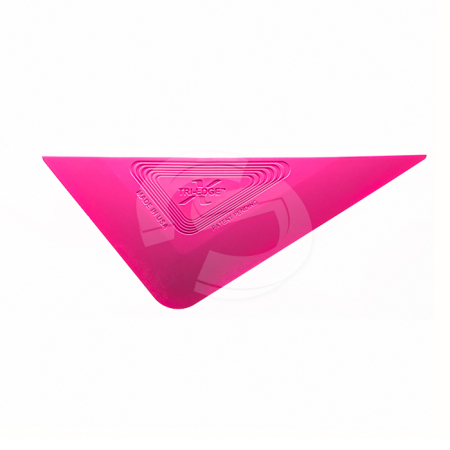 Tri-Edge Triangle Squeegee - X Pink (Large, Heat Resistant)