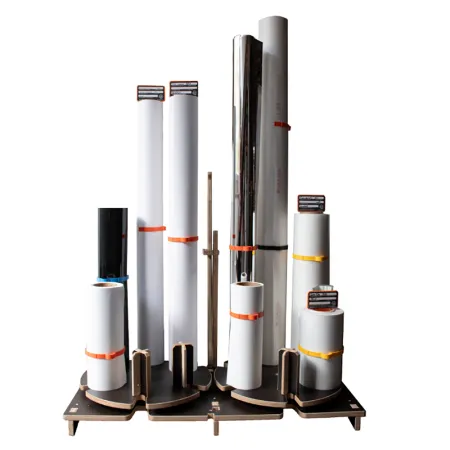 Twister Slot Reel - Rotating Floor Roll Storage Rack