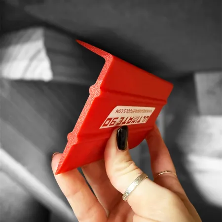 Ultimate 90 - 120mm Wide Hard Squeegee with 90° Tucking Edge