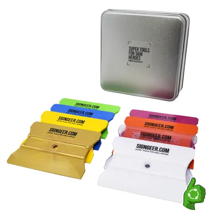 WrapDragon Squeegee-Full Colour Set (8 Pieces)